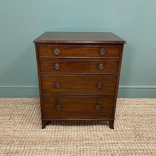 Edwardian Mahogany Small Antique Chest of Drawers (1 of 6) Edwardian Mahogany Small Antique Chest of Drawers (1 of 6)