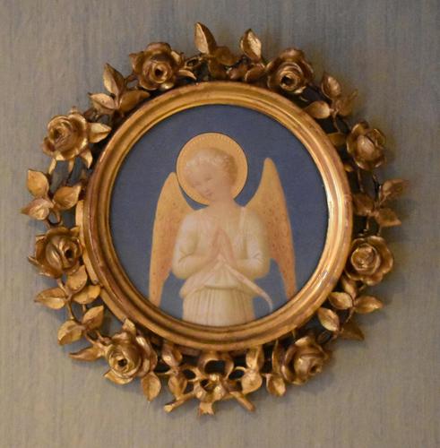 Angel Painting After Fra Angelico in Giltwood Frame (1 of 11)