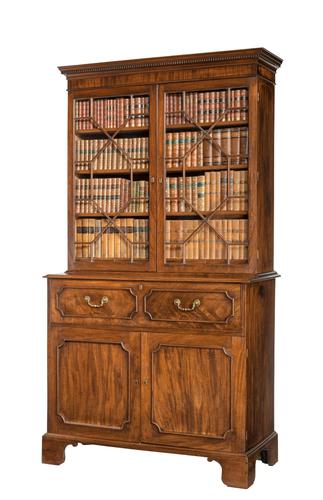 George III Period Mahogany Secretaire Bookcase, Gillows of Lancaster Attributed (1 of 9) George III Period Mahogany Secretaire Bookcase, Gillows of Lancaster Attributed (1 of 9)