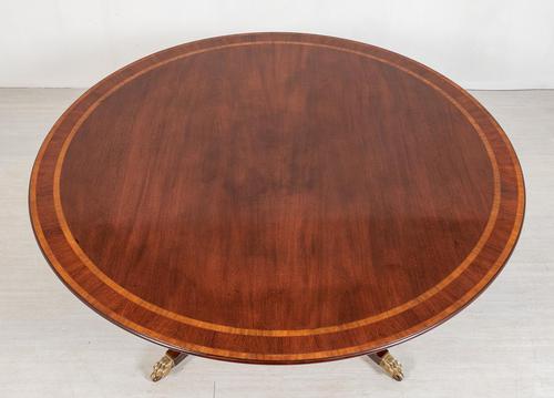 Mahogany Regency Style Circular Dining Table (1 of 8) Mahogany Regency Style Circular Dining Table (1 of 8)
