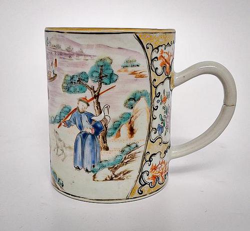 Qianlong Period Famille Rose Tankard (1 of 6) Qianlong Period Famille Rose Tankard (1 of 6)