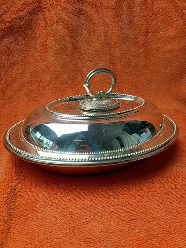 Antique Sheffield Silver Plate Lee & Wigfull  Serving Tureen Dish & Lid C1870s (1 of 11)