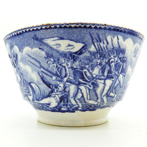 An Extremely Rare Pottery Napoleon Propaganda B&w Commemorative Bowl C.19thc (1 of 12)