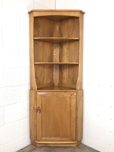 Vintage Elm Ercol Corner Cupboard (1 of 9)