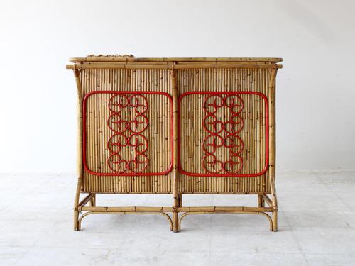 Mid-Century Bamboo Bar attributed to Bonacina (1 of 7) Mid-Century Bamboo Bar attributed to Bonacina (1 of 7)