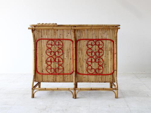 Mid-Century Bamboo Bar attributed to Bonacina (1 of 7)