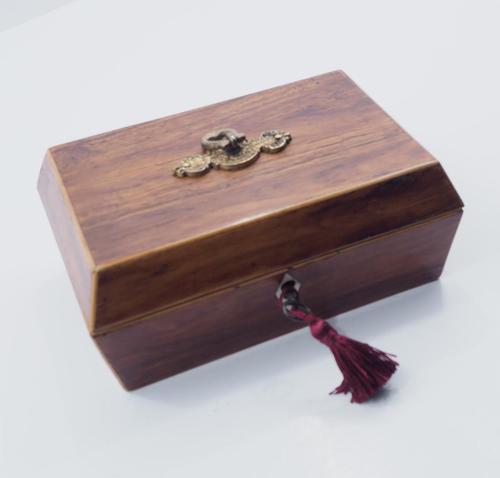 Regency Rosewood & Boxwood Jewellery Box (1 of 5)