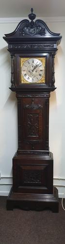 Outstanding Oak Grandfather Clock - William Evans (1 of 13)