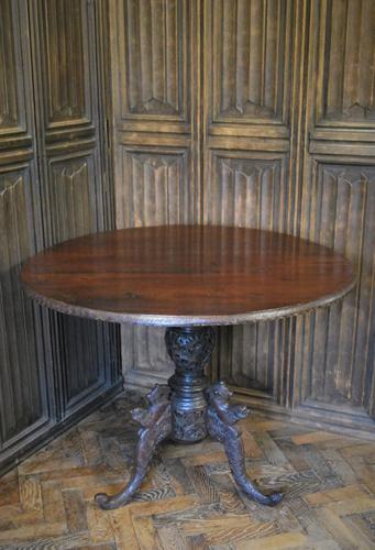 Antique Chinese Round Centre Table (1 of 6) Antique Chinese Round Centre Table (1 of 6)