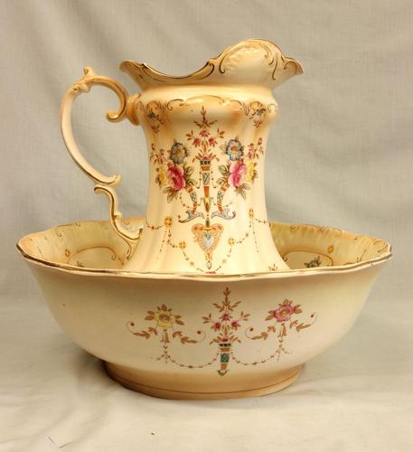 Antique Crown Devon Jug & Bowl Set (1 of 15)