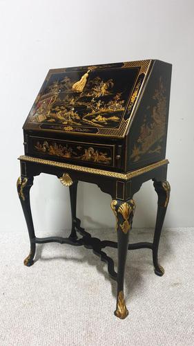 Outstanding Chinoiserie / Laquered Bureau (1 of 15)