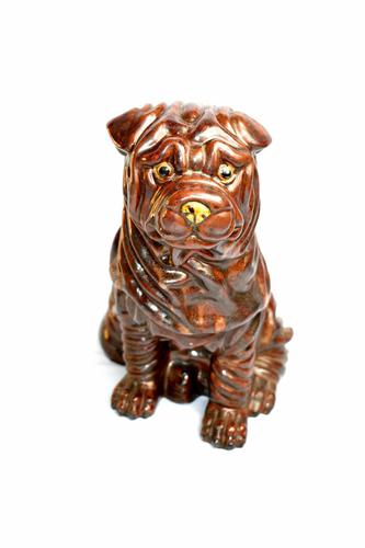 Large Early 20th Century Pottery Shih Tzu (1 of 7) Large Early 20th Century Pottery Shih Tzu (1 of 7)
