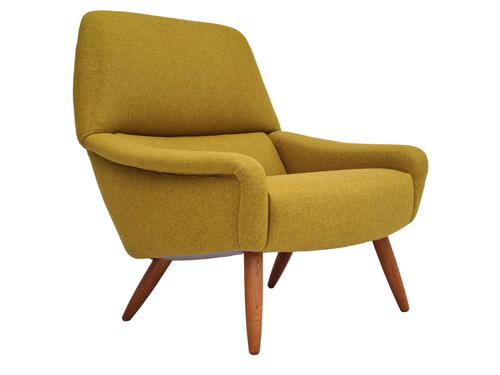 Danish relax armchair, 70s, completely renovated-reupholstered (1 of 14)