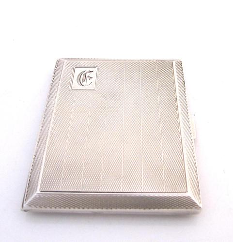 Top quality ladies’ silver cigarette case John Henry Wynn Birmingham 1928 (1 of 7) Top quality ladies’ silver cigarette case John Henry Wynn Birmingham 1928 (1 of 7)