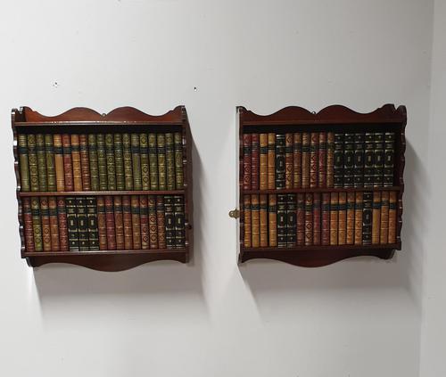 Pair of Mahogany Wall Shelves (1 of 5) Pair of Mahogany Wall Shelves (1 of 5)