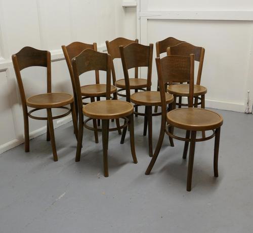 Harlequin Set of 8 French Bistro or Cafe Bentwood Chairs (1 of 7) Harlequin Set of 8 French Bistro or Cafe Bentwood Chairs (1 of 7)