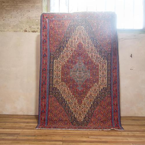 Large Mid 20th Century Persian Senneh Kilim Rug (1 of 1) Large Mid 20th Century Persian Senneh Kilim Rug (1 of 1)