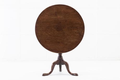 18th Century English Mahogany Tilt Top Tripod Table (1 of 4) 18th Century English Mahogany Tilt Top Tripod Table (1 of 4)