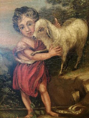 An interesting 19th Century oil on board (1 of 7) An interesting 19th Century oil on board (1 of 7)