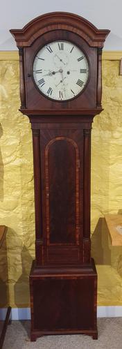 8  Day Scottish Mahogany Longcase Clock (1 of 7)