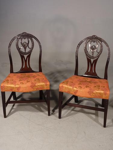 Good Late 18th Century Pair of Mahogany Hooped Back Single Chairs (1 of 5) Good Late 18th Century Pair of Mahogany Hooped Back Single Chairs (1 of 5)
