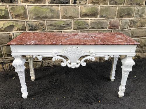 Decorative Marble Top Console Table (1 of 8) Decorative Marble Top Console Table (1 of 8)
