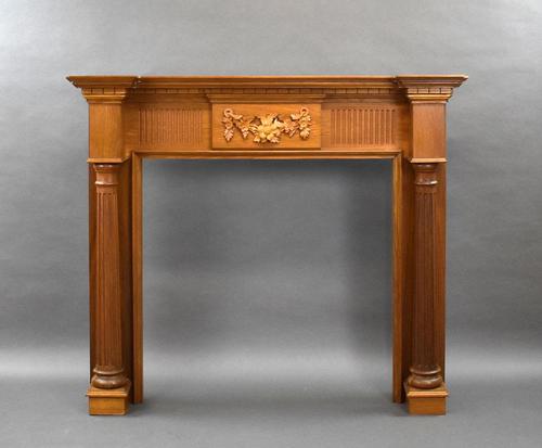 1930s Oak Carved Fire Surround (1 of 6)