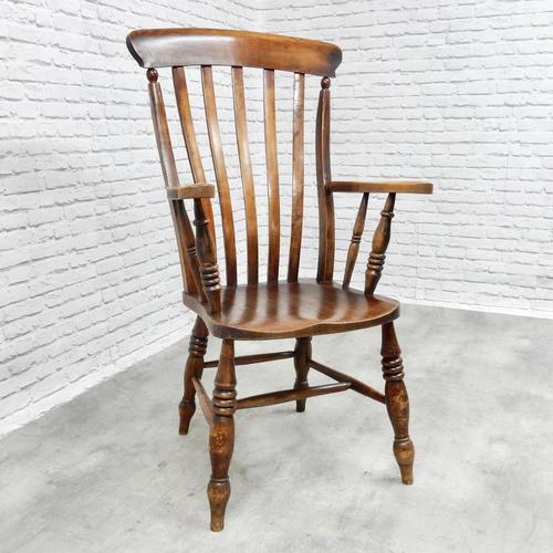 Large 'Grandfather' Windsor Lathback Armchair (1 of 6)