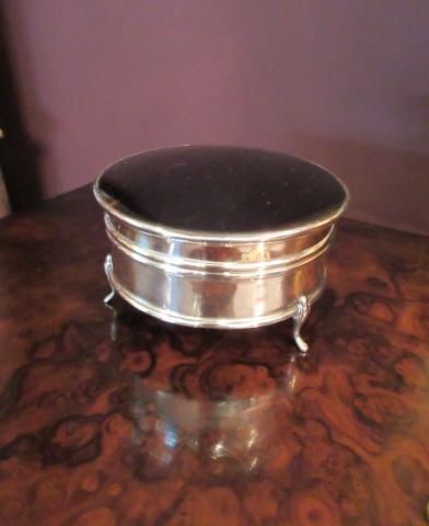 George V Silver & Tortoiseshell Ring Box (1 of 5)