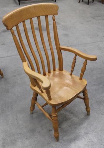 1960's Country Golden Beech Carver Chair (1 of 3) 1960's Country Golden Beech Carver Chair (1 of 3)