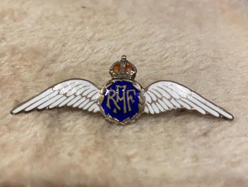 Silver & Enamel RAF Brooch (1 of 3)