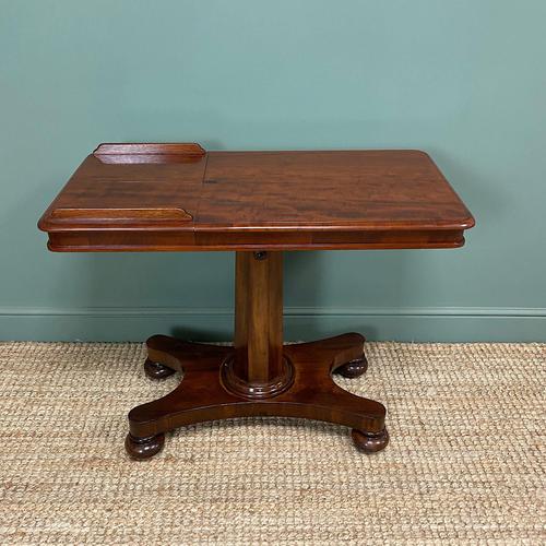 Quality Victorian Mahogany Double Sided, Reading / Music Table (1 of 8)