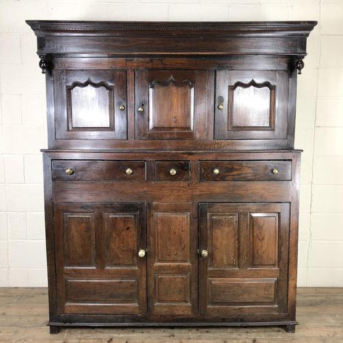 18th Century Welsh Oak Deuddarn Cupboard (1 of 12)