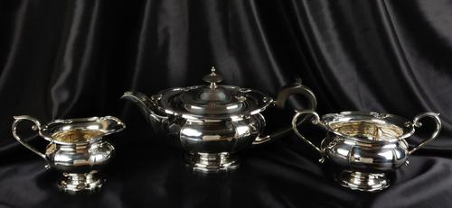 1930's Three Piece Silver Tea Set by Walker & Hall (1 of 21) 1930's Three Piece Silver Tea Set by Walker & Hall (1 of 21)