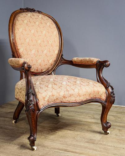 19th Century Rosewood Armchair (1 of 7) 19th Century Rosewood Armchair (1 of 7)