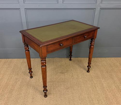 Victorian Mahogany 2 Drawer Writing Table (1 of 13)