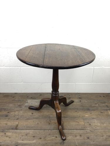 Antique George III Oak Tripod Table (1 of 6) Antique George III Oak Tripod Table (1 of 6)