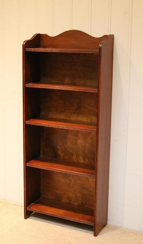 Slim Oak Open Bookcase (1 of 8)