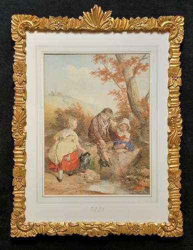 John Henry Mole Exhibition Quality Regency Period Watercolour Painting (1 of 13) John Henry Mole Exhibition Quality Regency Period Watercolour Painting (1 of 13)