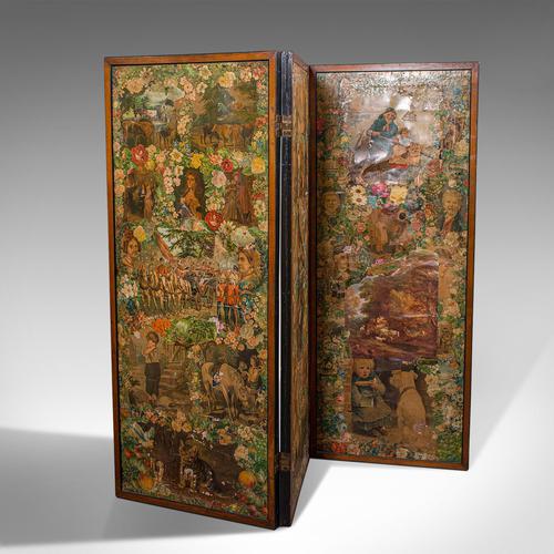 Antique Privacy Scrap Screen, English, Photo Prop, Room Divider, Victorian, 1860 (1 of 12) Antique Privacy Scrap Screen, English, Photo Prop, Room Divider, Victorian, 1860 (1 of 12)