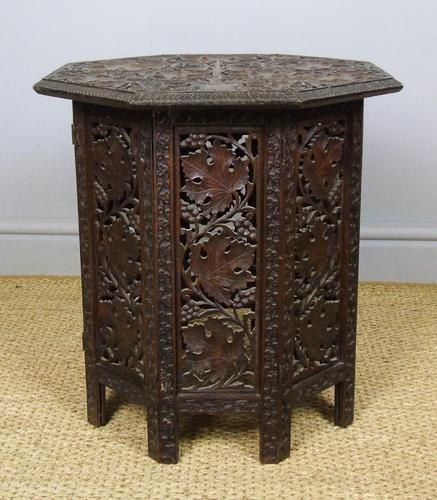 Anglo Indian Hand Carved Hardwood Table (1 of 6) Anglo Indian Hand Carved Hardwood Table (1 of 6)