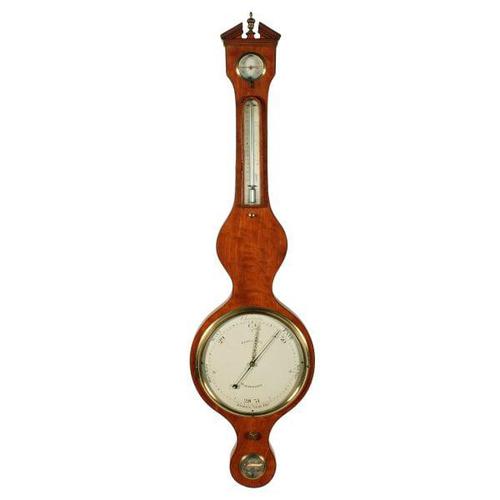 Georgian Satinwood 10" Dial Barometer (1 of 8) Georgian Satinwood 10" Dial Barometer (1 of 8)
