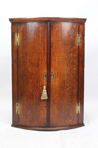 Georgian Oak Bow Front Corner Cupboard (1 of 13) Georgian Oak Bow Front Corner Cupboard (1 of 13)