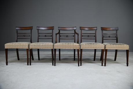 Antique Mahogany Dining Chairs (1 of 11)