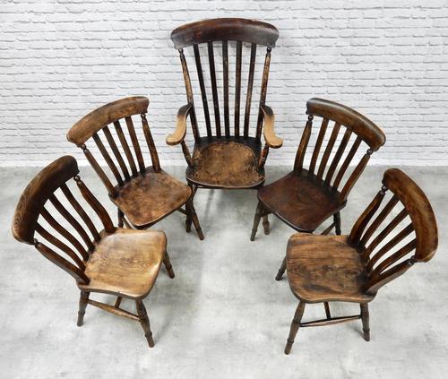 Combination Set of Windsor Dining Chairs (1 of 4) Combination Set of Windsor Dining Chairs (1 of 4)