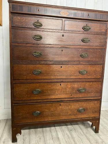 Large George 3rd Chest of Drawers (1 of 6)