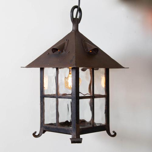 Large Arts & Crafts Hall Vestibule Ceiling Hanging Lantern Lamp (1 of 11) Large Arts & Crafts Hall Vestibule Ceiling Hanging Lantern Lamp (1 of 11)