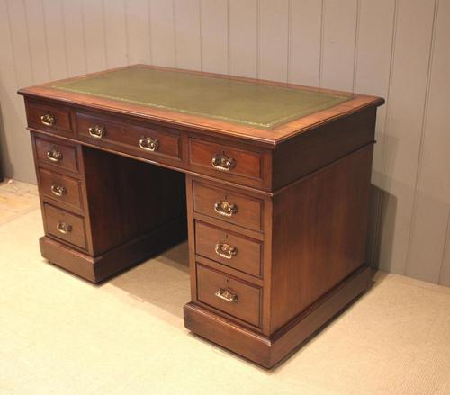 Walnut Pedestal Desk (1 of 12)