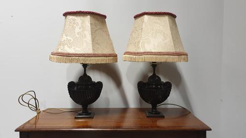 Pair of Bronze Table Lamps (1 of 10)