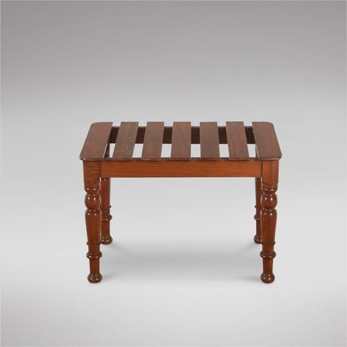 Mahogany Luggage Stand (1 of 3) Mahogany Luggage Stand (1 of 3)